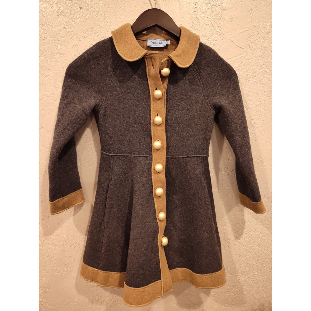 mimisol Made In Italy 10Y Wool Blend Coat Model MFAB344
